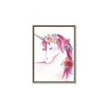 Picture of Pink Unicorn _GroupedProduct_Rectangle_Portrait_Canvas_Framed_