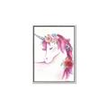 Picture of Pink Unicorn _GroupedProduct_Rectangle_Portrait_Canvas_Framed_