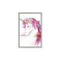 Picture of Pink Unicorn _GroupedProduct_Rectangle_Portrait_Canvas_Framed_