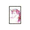 Picture of Pink Unicorn _GroupedProduct_Rectangle_Portrait_Canvas_Framed_