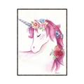 Picture of Pink Unicorn _GroupedProduct_Rectangle_Portrait_Canvas_Framed_