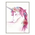 Picture of Pink Unicorn _GroupedProduct_Rectangle_Portrait_Canvas_Framed_