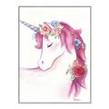 Picture of Pink Unicorn _GroupedProduct_Rectangle_Portrait_Canvas_Framed_