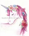 Picture of Pink Unicorn _GroupedProduct_Rectangle_Portrait_Unframed_Print_Only_