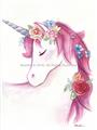Picture of Pink Unicorn _GroupedProduct_Rectangle_Portrait_Unframed_Print_Only_
