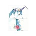 Picture of Blue Unicorn _GroupedProduct_Rectangle_Portrait_Unframed_Print_Only_