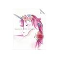 Picture of Pink Unicorn _GroupedProduct_Rectangle_Portrait_Unframed_Print_Only_