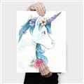 Picture of Blue Unicorn _GroupedProduct_Rectangle_Portrait_Canvas_
