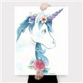 Picture of Blue Unicorn _GroupedProduct_Rectangle_Portrait_Canvas_