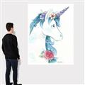 Picture of Blue Unicorn _GroupedProduct_Rectangle_Portrait_Canvas_