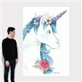 Picture of Blue Unicorn _GroupedProduct_Rectangle_Portrait_Canvas_