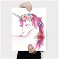 Picture of Pink Unicorn _GroupedProduct_Rectangle_Portrait_Canvas_