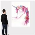 Picture of Pink Unicorn _GroupedProduct_Rectangle_Portrait_Canvas_