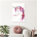 Picture of Pink Unicorn _GroupedProduct_Rectangle_Portrait_Canvas_