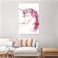 Picture of Pink Unicorn _GroupedProduct_Rectangle_Portrait_Canvas_