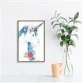 Picture of Blue Unicorn _GroupedProduct_Rectangle_Portrait_Canvas_Framed_
