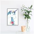 Picture of Blue Unicorn _GroupedProduct_Rectangle_Portrait_Canvas_Framed_