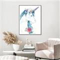 Picture of Blue Unicorn _GroupedProduct_Rectangle_Portrait_Canvas_Framed_