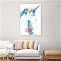 Picture of Blue Unicorn _GroupedProduct_Rectangle_Portrait_Canvas_Framed_
