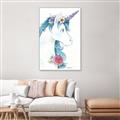 Picture of Blue Unicorn _GroupedProduct_Rectangle_Portrait_Canvas_Framed_