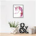 Picture of Pink Unicorn _GroupedProduct_Rectangle_Portrait_Canvas_Framed_