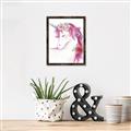 Picture of Pink Unicorn _GroupedProduct_Rectangle_Portrait_Canvas_Framed_