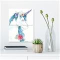 Picture of Blue Unicorn _GroupedProduct_Rectangle_Portrait_Unframed_Print_Only_