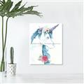 Picture of Blue Unicorn _GroupedProduct_Rectangle_Portrait_Unframed_Print_Only_