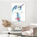 Picture of Blue Unicorn _GroupedProduct_Rectangle_Portrait_Unframed_Print_Only_