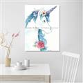 Picture of Blue Unicorn _GroupedProduct_Rectangle_Portrait_Unframed_Print_Only_