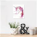 Picture of Pink Unicorn _GroupedProduct_Rectangle_Portrait_Unframed_Print_Only_