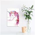 Picture of Pink Unicorn _GroupedProduct_Rectangle_Portrait_Unframed_Print_Only_