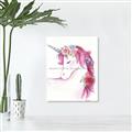 Picture of Pink Unicorn _GroupedProduct_Rectangle_Portrait_Unframed_Print_Only_