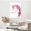 Picture of Pink Unicorn _GroupedProduct_Rectangle_Portrait_Unframed_Print_Only_