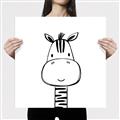 Picture of Sketch Animal  II  _GroupedProduct_Square_Canvas_