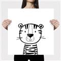 Picture of Sketch Animal  III _GroupedProduct_Square_Canvas_