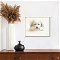 Picture of Cute Puppy _GroupedProduct_Rectangle_Landscape_Canvas_Framed_