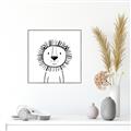 Picture of Sketch Animal  I _GroupedProduct_Square_Canvas_Framed_