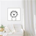 Picture of Sketch Animal  I _GroupedProduct_Square_Canvas_Framed_