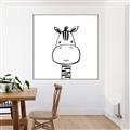 Picture of Sketch Animal  II  _GroupedProduct_Square_Canvas_Framed_