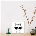 Picture of Sketch Animal  VIII _GroupedProduct_Square_Canvas_Framed_