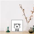 Picture of Sketch Animal  III _GroupedProduct_Square_Canvas_Framed_