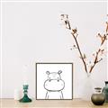 Picture of Sketch Animal  IV _GroupedProduct_Square_Canvas_Framed_