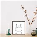 Picture of Sketch Animal  IV _GroupedProduct_Square_Canvas_Framed_