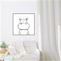 Picture of Sketch Animal  IV _GroupedProduct_Square_Canvas_Framed_
