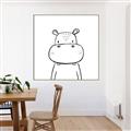 Picture of Sketch Animal  IV _GroupedProduct_Square_Canvas_Framed_