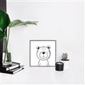 Picture of Sketch Animal V _GroupedProduct_Square_Canvas_Framed_