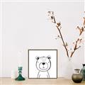 Picture of Sketch Animal V _GroupedProduct_Square_Canvas_Framed_