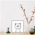 Picture of Sketch Animal V _GroupedProduct_Square_Canvas_Framed_