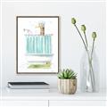 Picture of Shower Time _GroupedProduct_Rectangle_Portrait_Canvas_Framed_